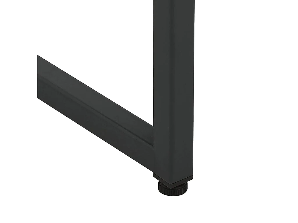 Credenza Nera 75x35x75 cm in Acciaio