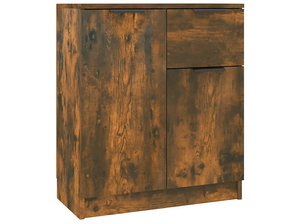 Credenza Rovere Fumo 60x30x70 cm in Legno tecnico