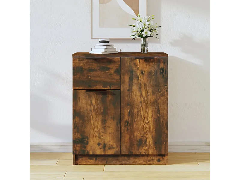 Sideboard Räuchereiche 60x30x70 cm Holzwerkstoff