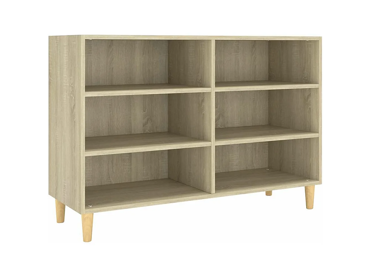 Buffet chêne sonoma 103,5x35x70 cm bois d'ingénierie