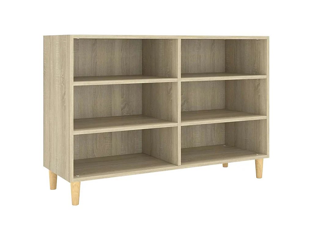 Aparador de madera contrachapada roble Sonoma 103,5x35x70 cm