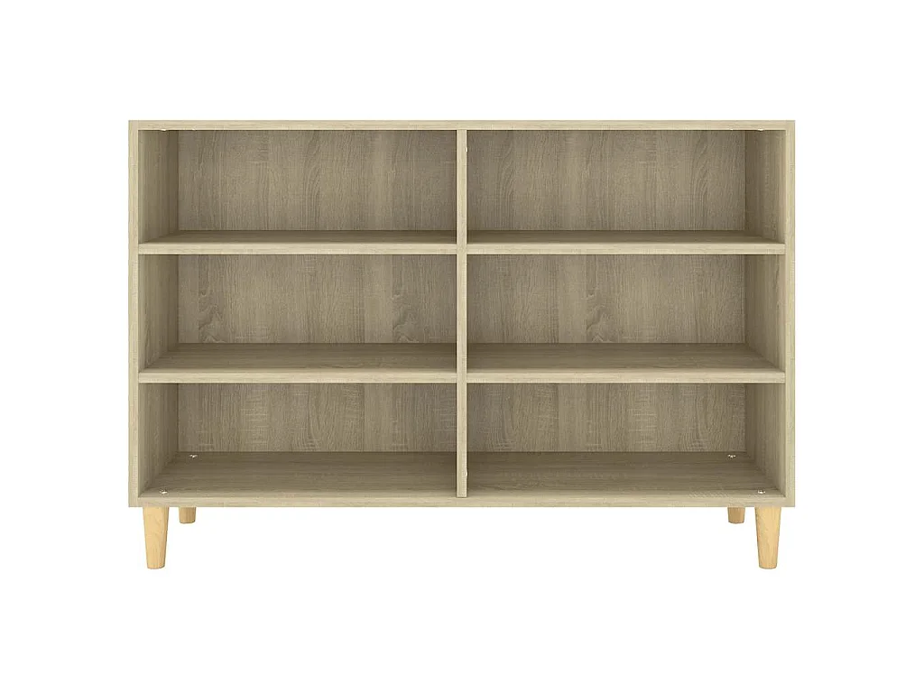 Aparador de madera contrachapada roble Sonoma 103,5x35x70 cm