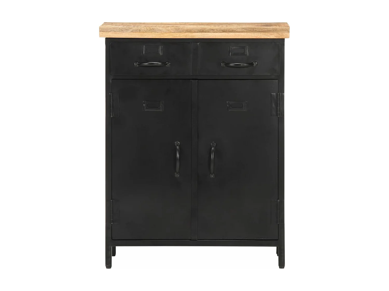 Buffet 60x30x76 cm Bois de manguier brut