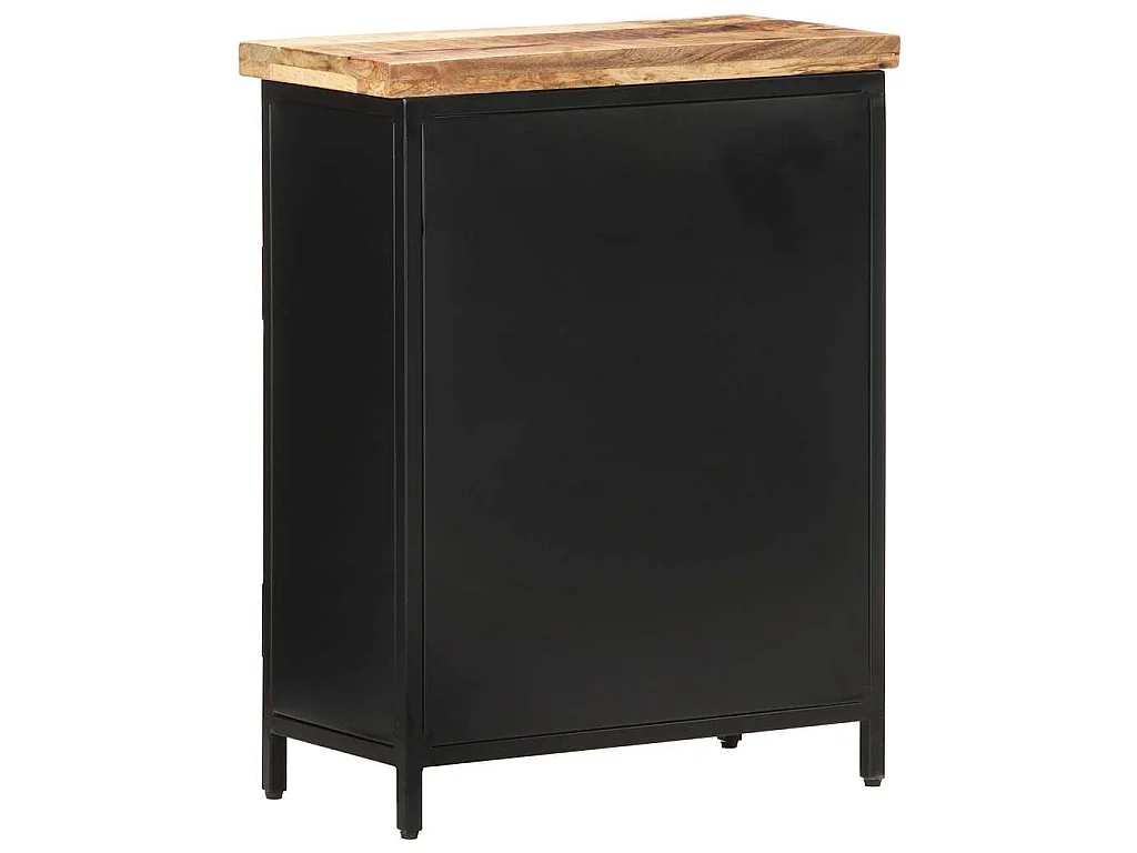 Buffet 60x30x76 cm Bois de manguier brut