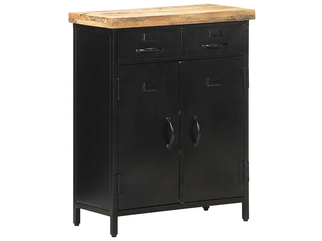 Buffet 60x30x76 cm Bois de manguier brut