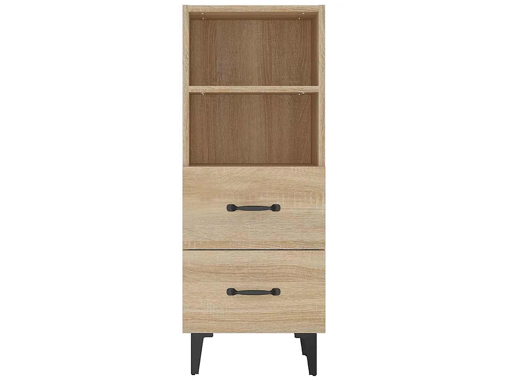 Buffet Chêne sonoma 34,5x34x90 cm Bois d'ingénierie