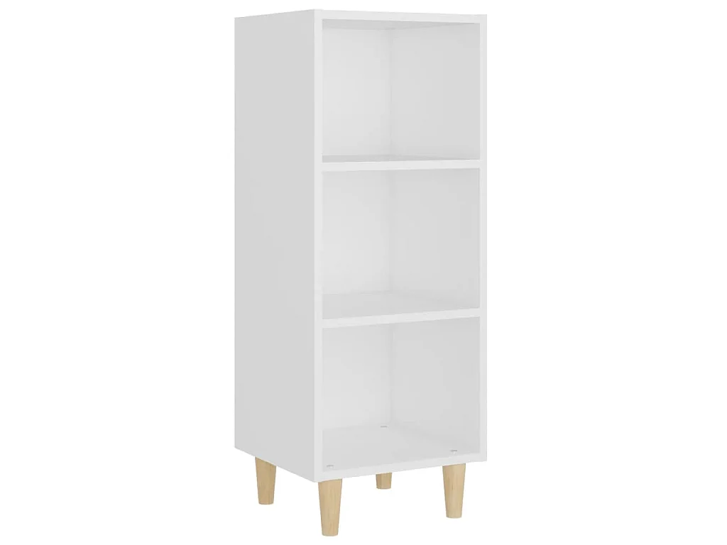 Buffet Blanc 34,5x32,5x90 cm Bois d'ingénierie