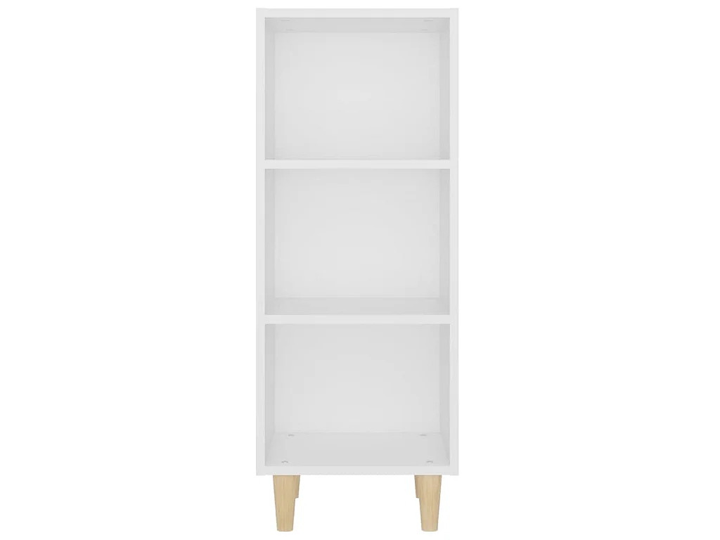 Buffet Blanc 34,5x32,5x90 cm Bois d'ingénierie
