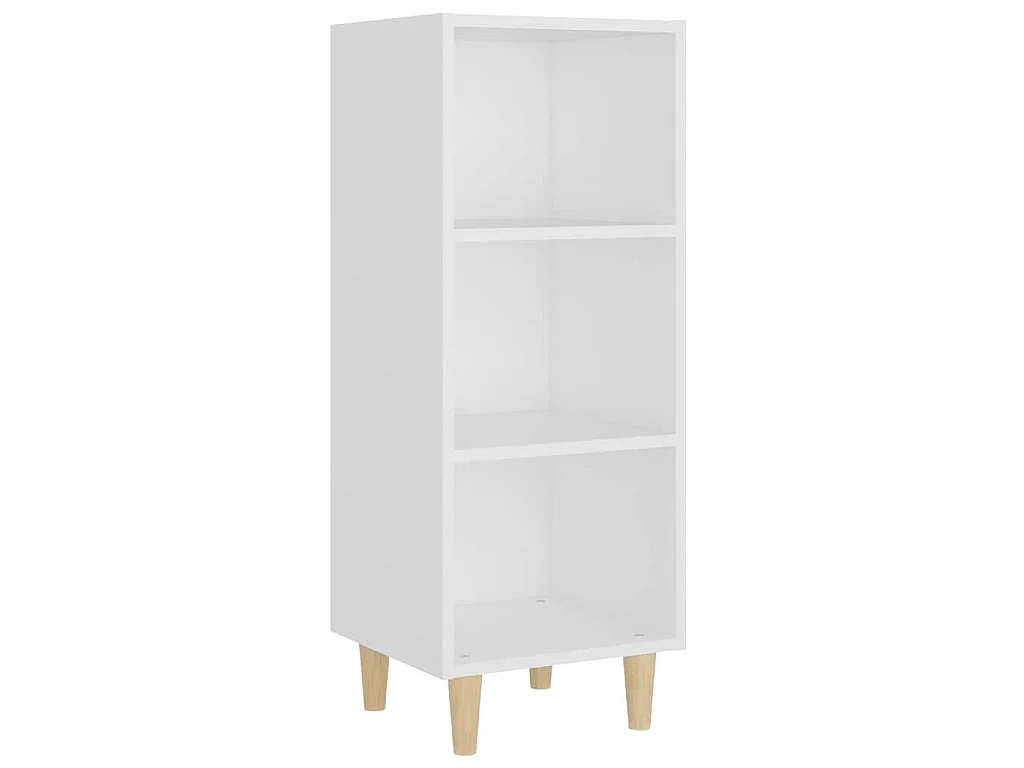 Buffet Blanc 34,5x32,5x90 cm Bois d'ingénierie