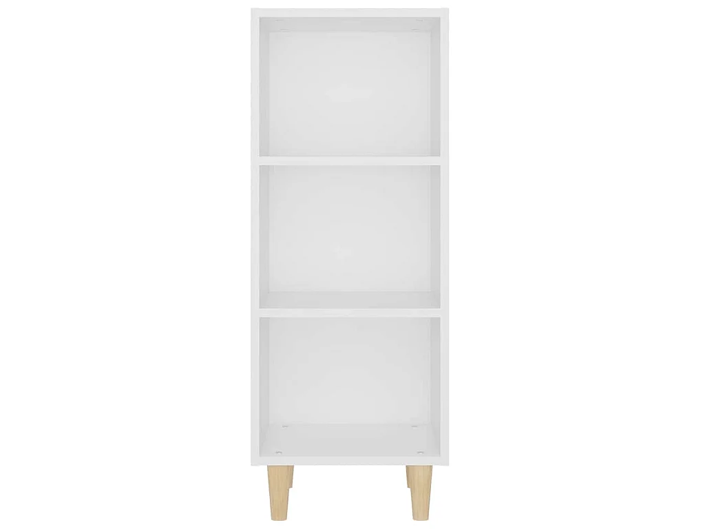 Buffet Blanc 34,5x32,5x90 cm Bois d'ingénierie