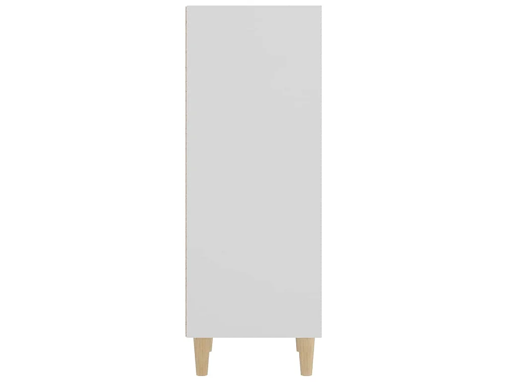 Buffet Blanc 34,5x32,5x90 cm Bois d'ingénierie