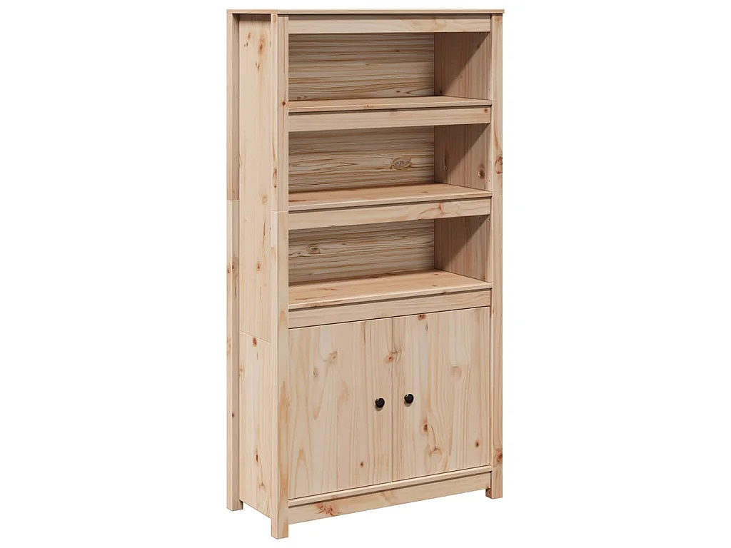 Buffet haut 80x35x154 cm Bois massif de pin