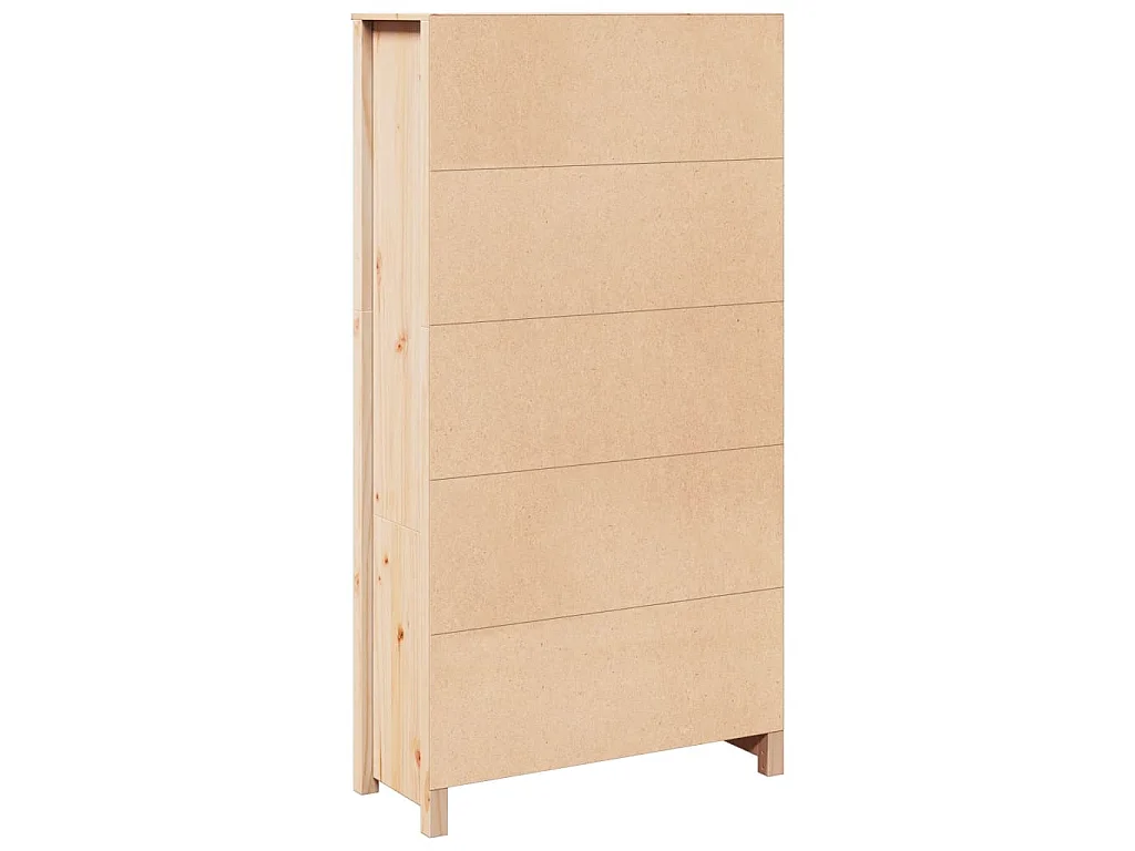 Buffet haut 80x35x154 cm Bois massif de pin
