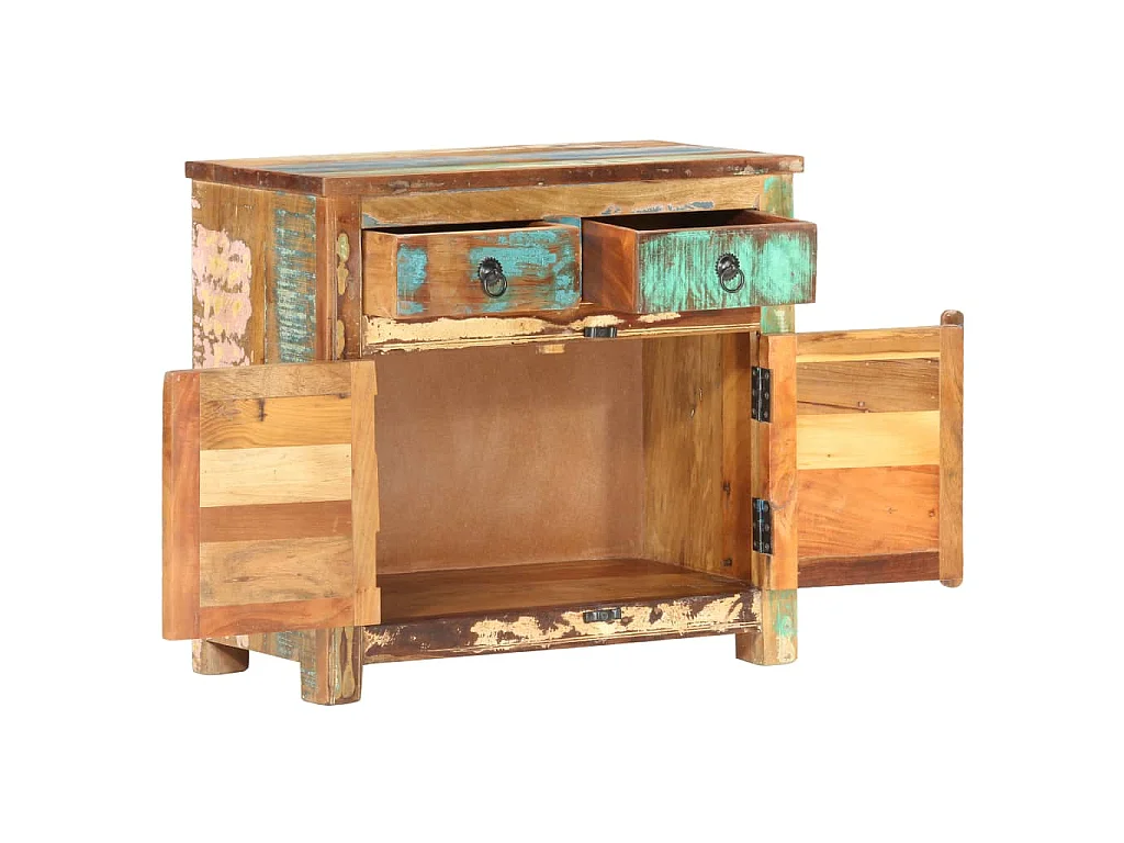 Buffet 70x35x65 cm Bois de récupération massif
