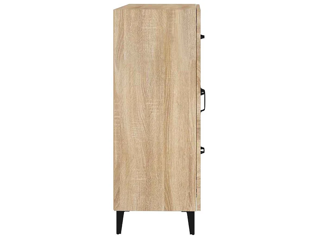 Buffet chêne sonoma 69,5x34x90 cm bois d'ingénierie