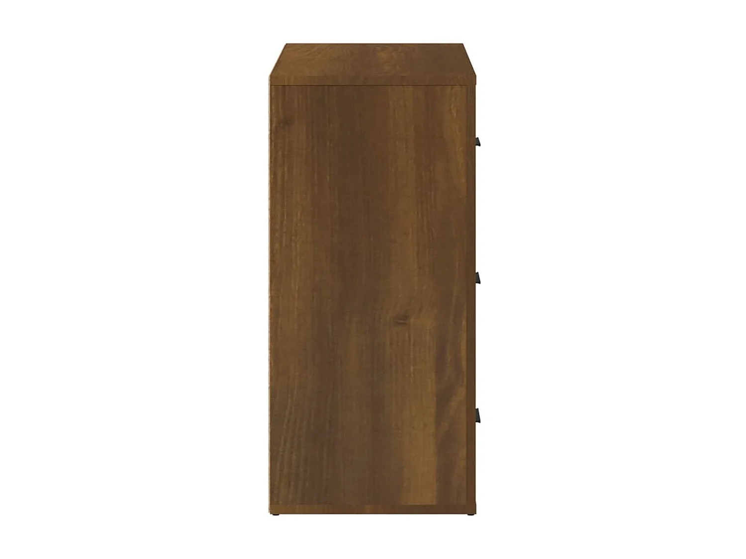 Dressoir 80x33x70 cm bewerkt hout bruin eikenkleur