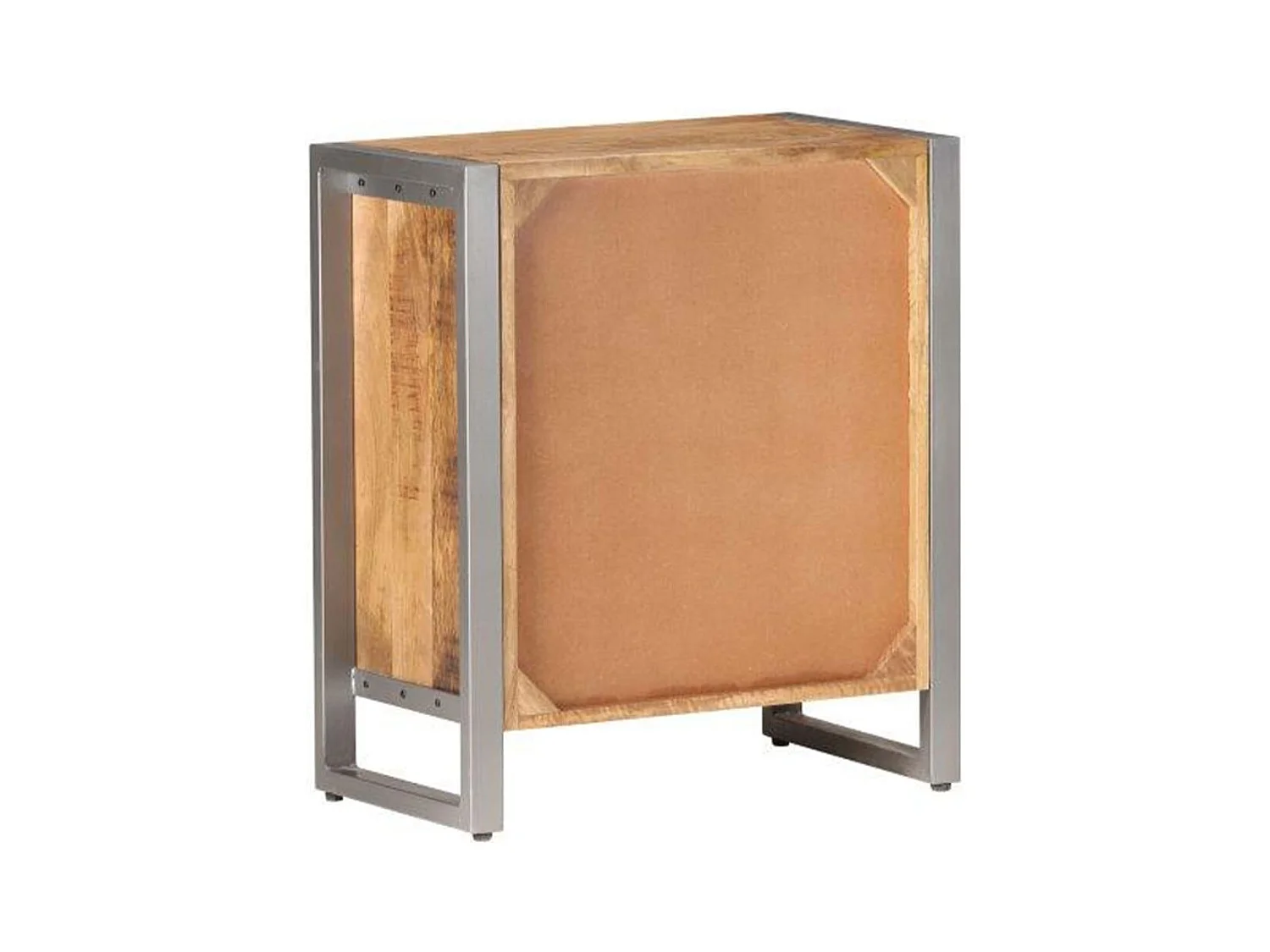 Credenza 60x35x70 cm in Legno di Mango Grezzo