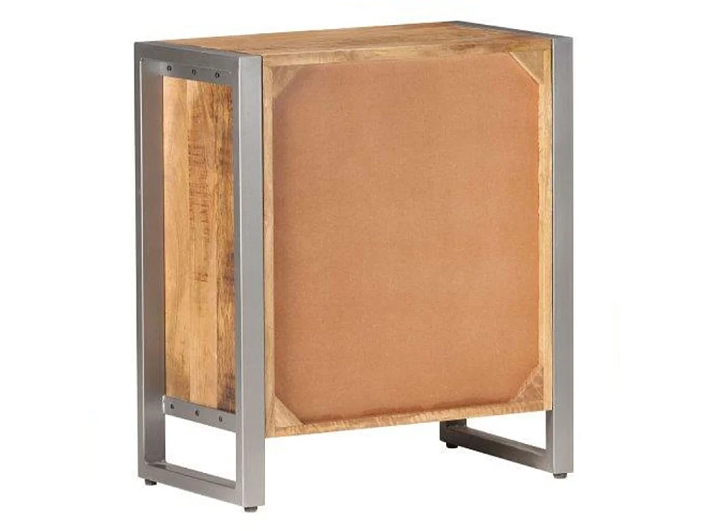 Buffet 60x35x70 cm Bois de manguier brut