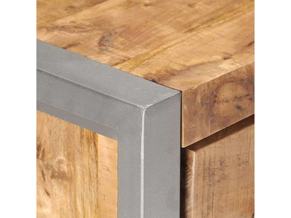 Buffet 60x35x70 cm Bois de manguier brut