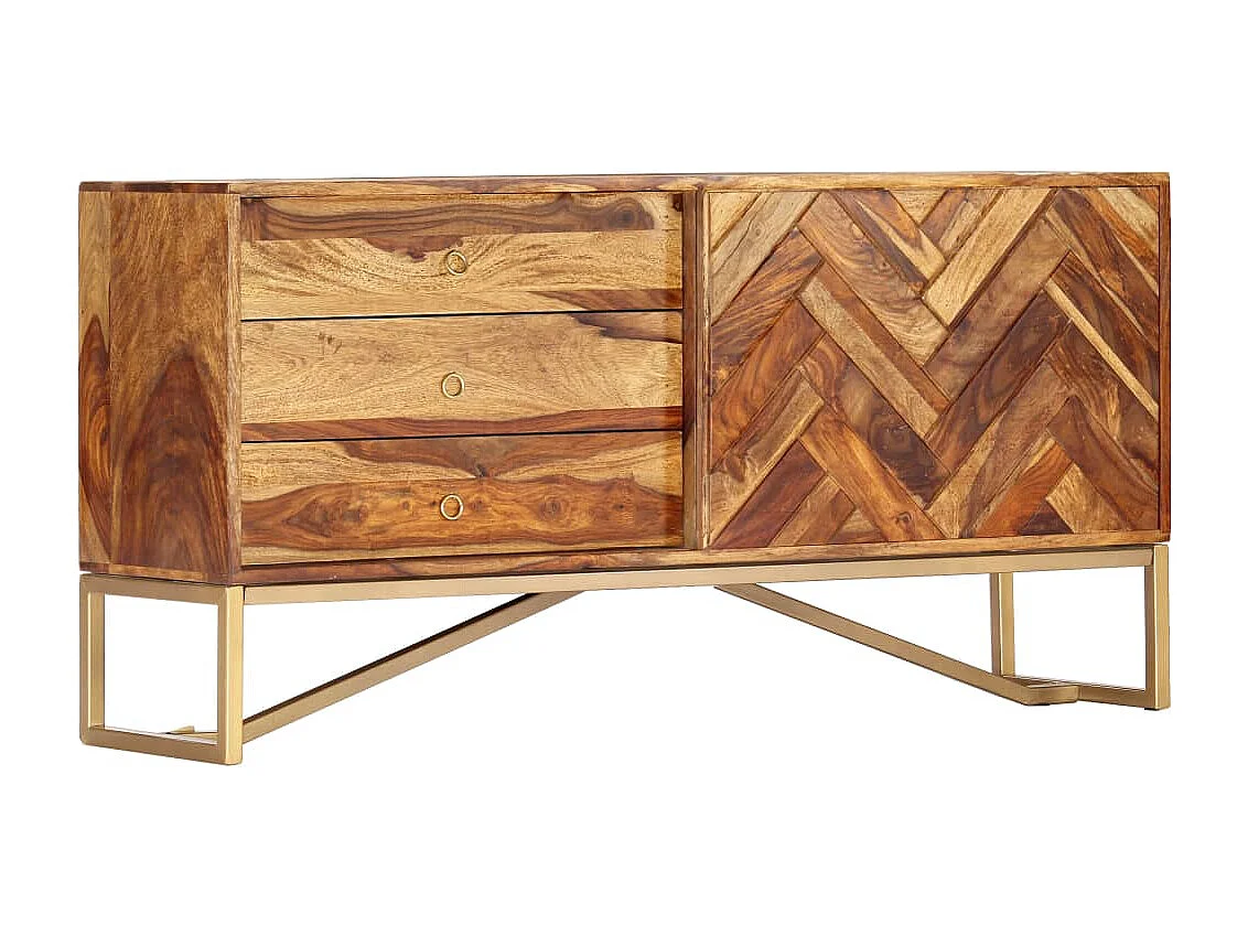Buffet 118x30x60 cm Bois massif de Sesham