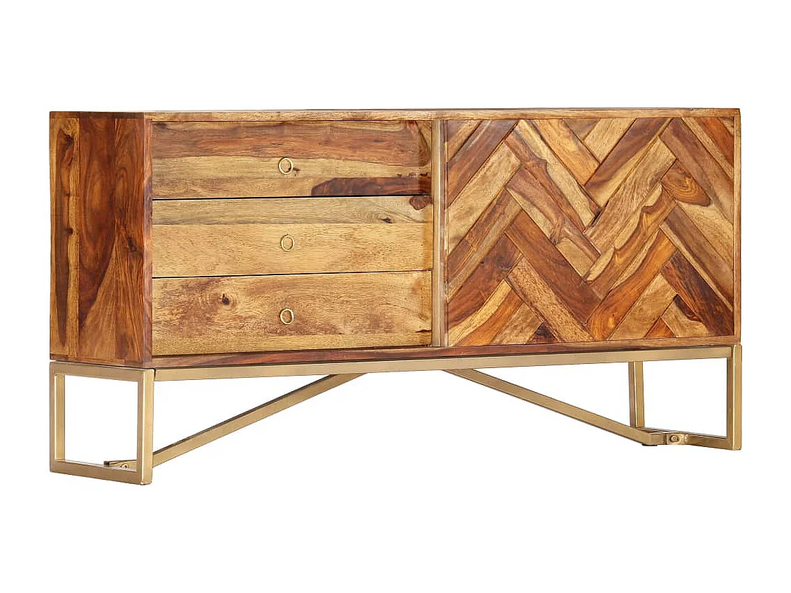 Buffet 118x30x60 cm Bois massif de Sesham