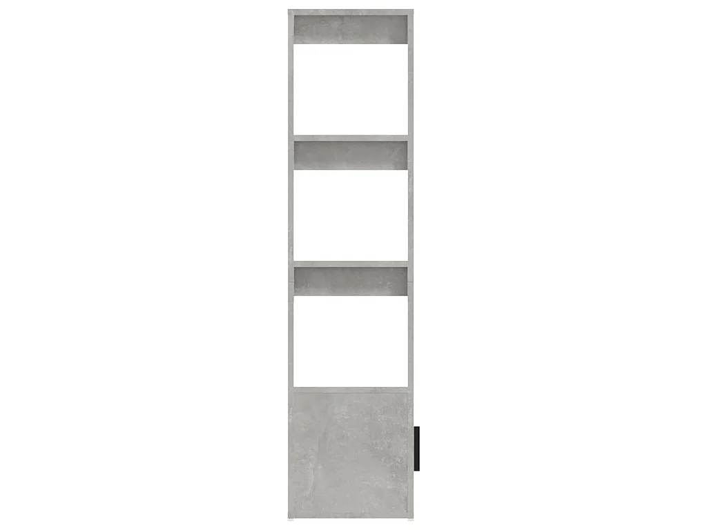 Dressoir 80x30x119,5 cm bewerkt hout betongrijs