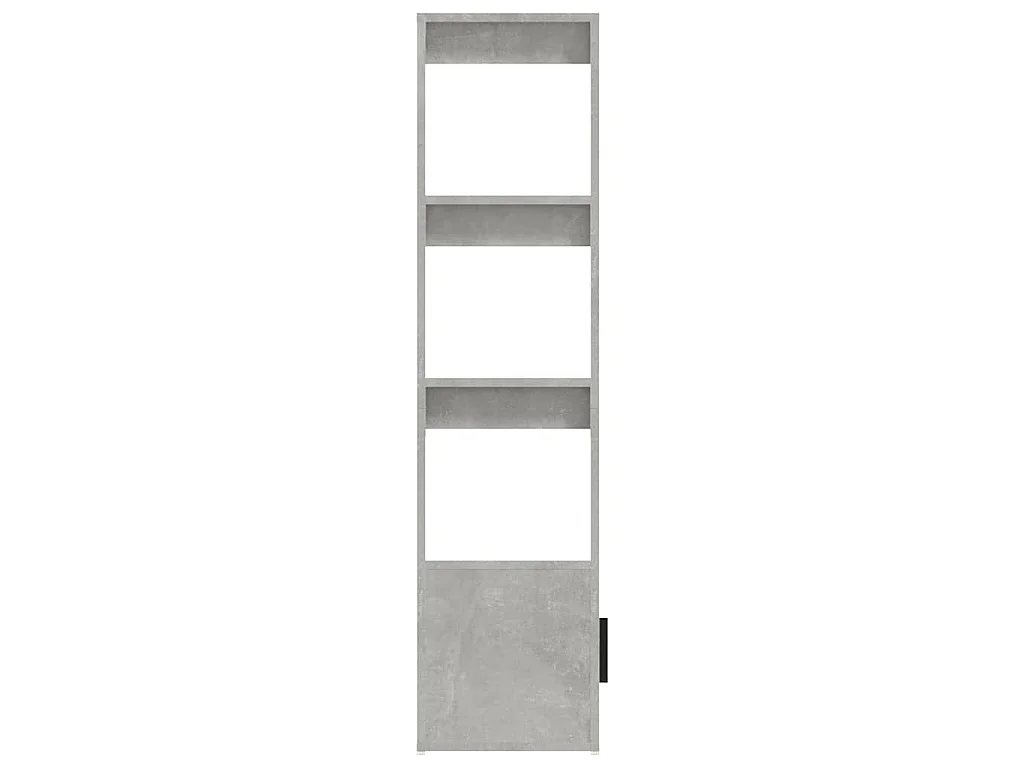 Dressoir 80x30x119,5 cm bewerkt hout betongrijs