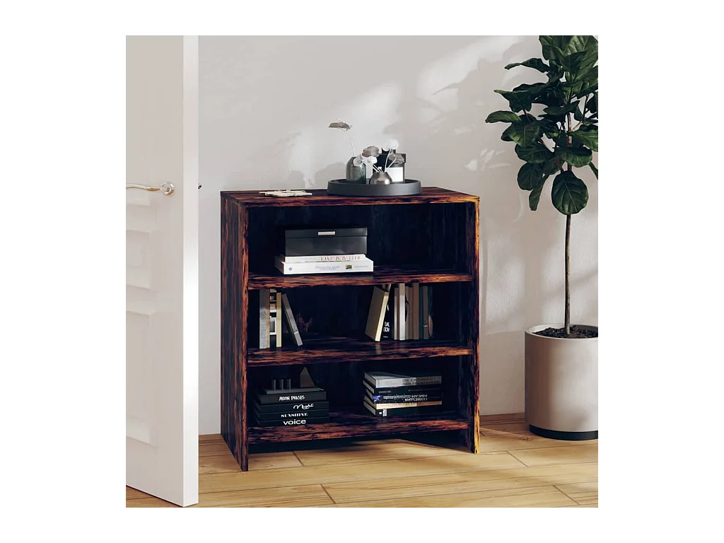 Credenza Rovere Fumo 70x40,5x75 cm in Truciolato