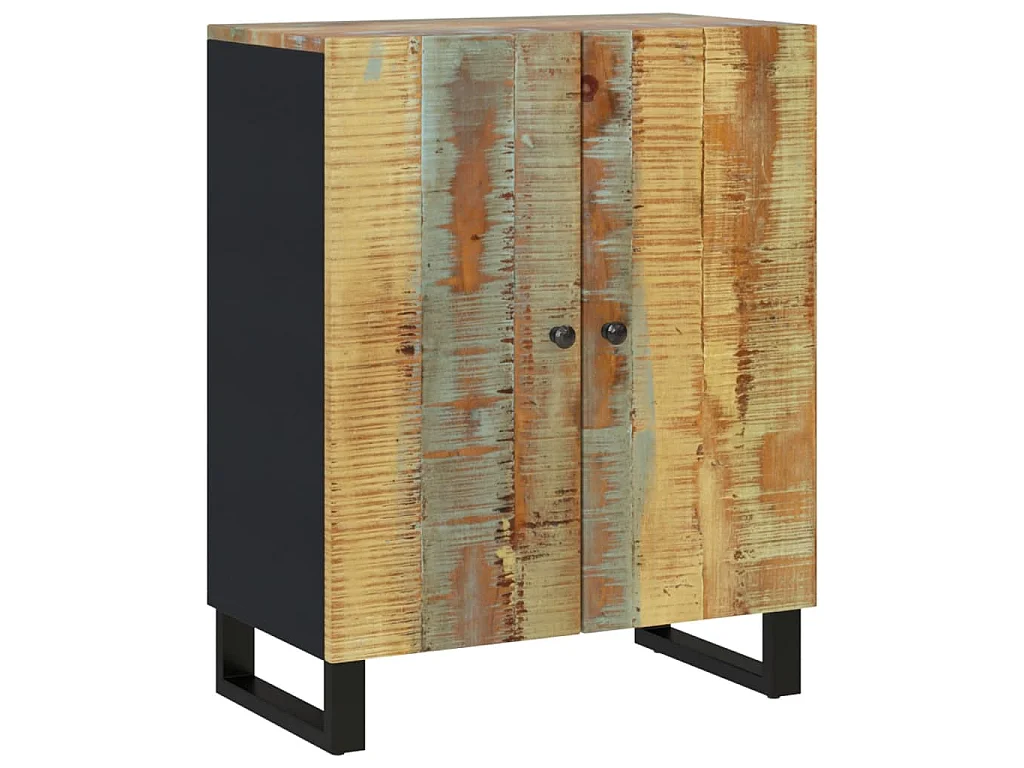 Dressoir 60x33x75 cm massief gerecycled hout