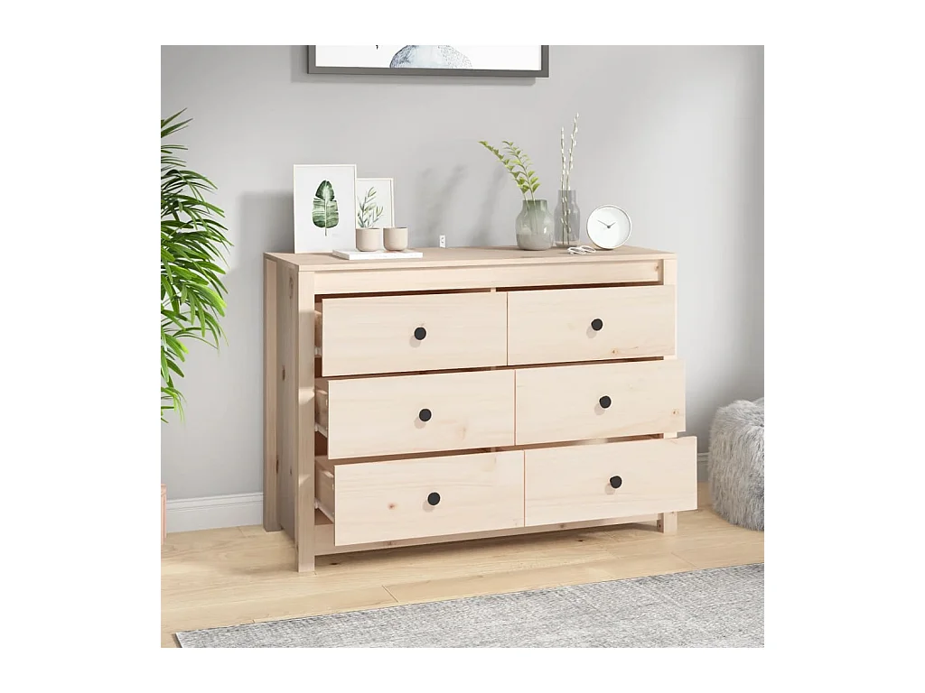 Armoire latérale 100x40x72 cm Bois de pin massif