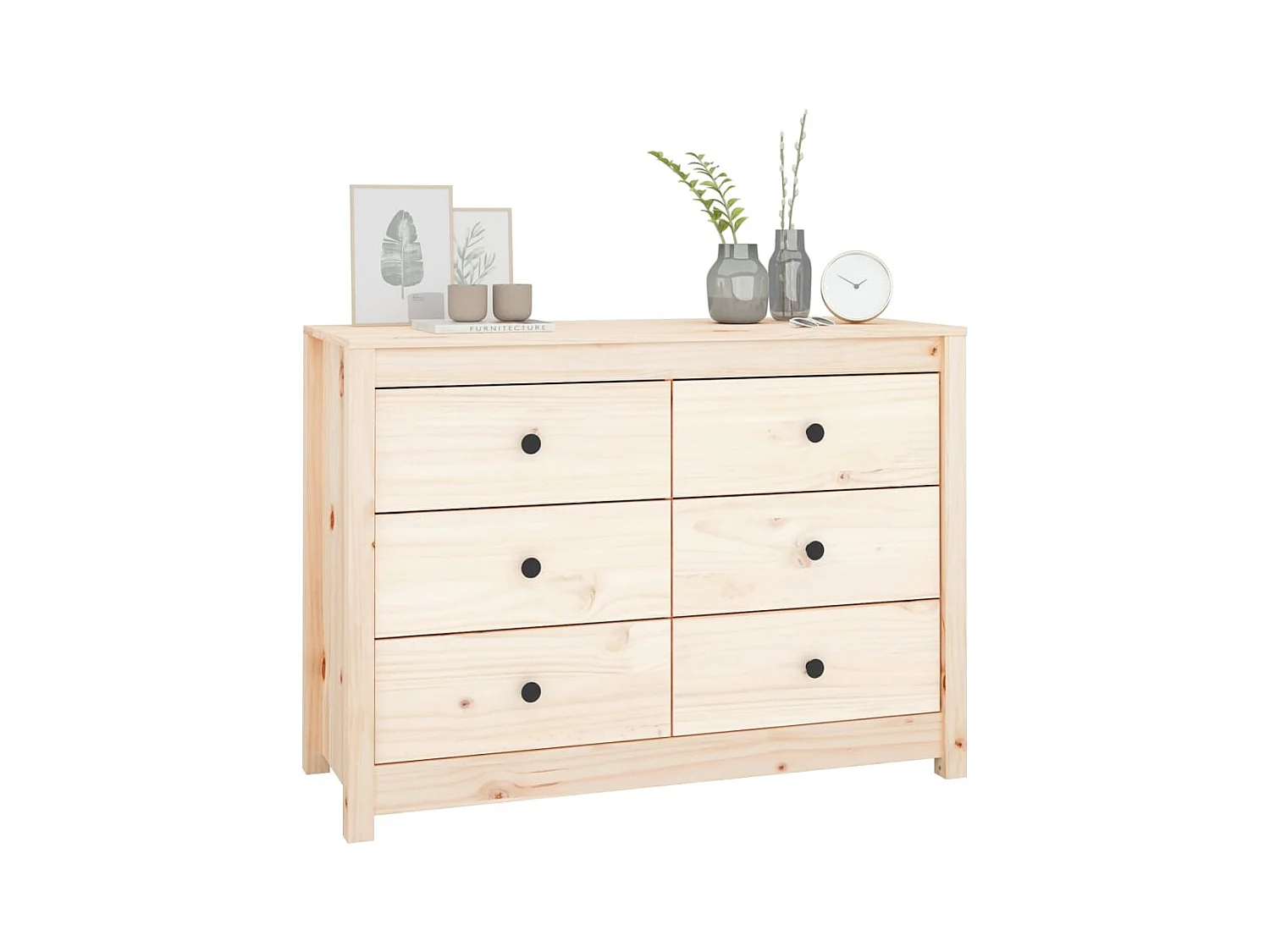 Armoire latérale 100x40x72 cm Bois de pin massif