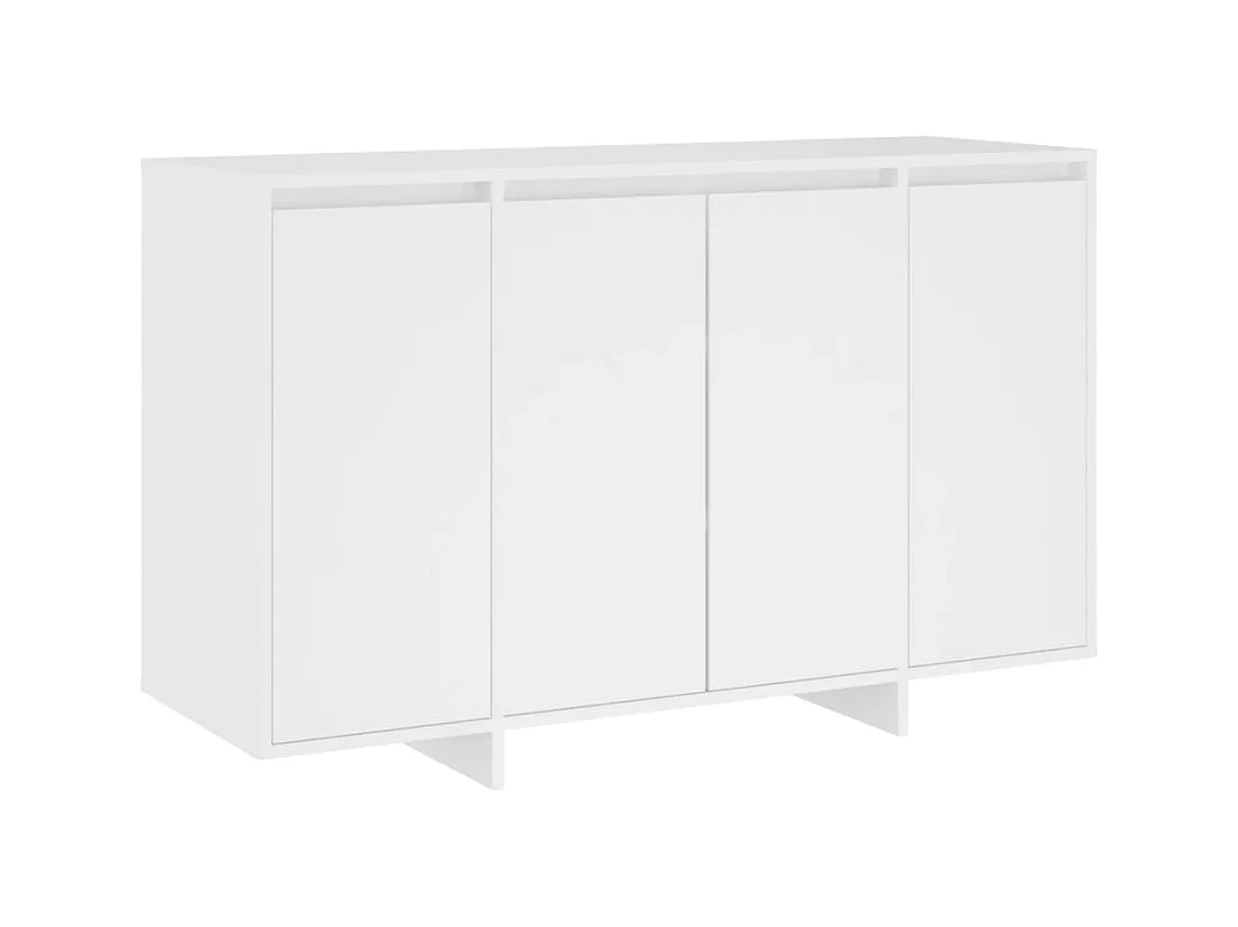 Buffet blanc 120x41x75 cm bois d'ingénierie