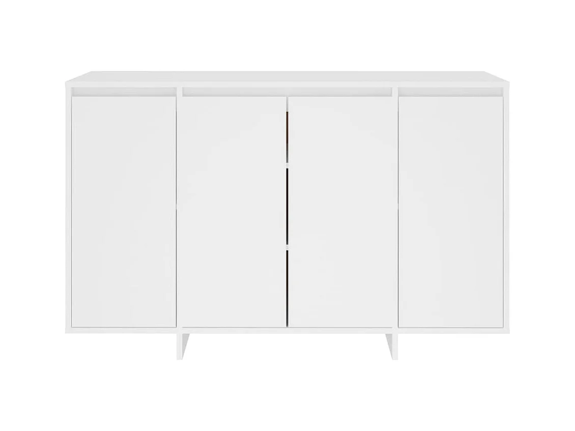 Buffet blanc 120x41x75 cm bois d'ingénierie