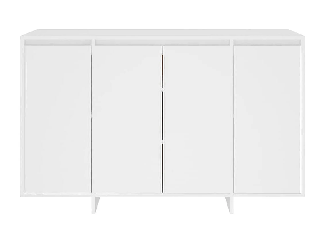 Buffet blanc 120x41x75 cm bois d'ingénierie