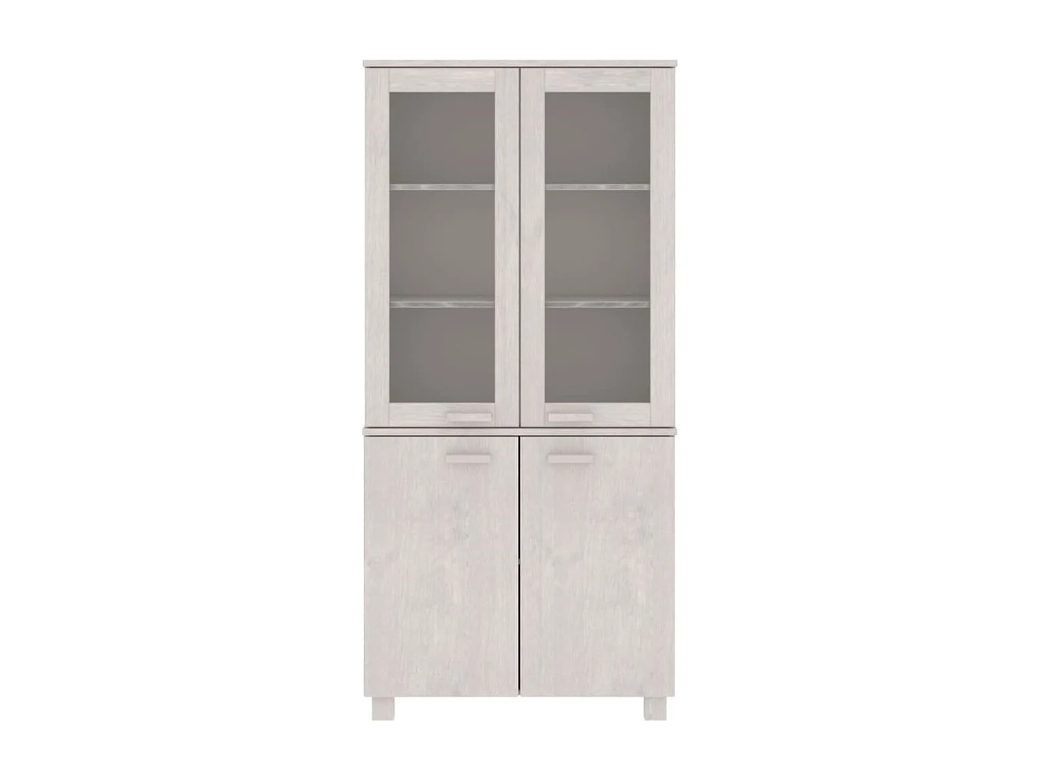 Buffet HAMAR Bois massif de pin Blanc