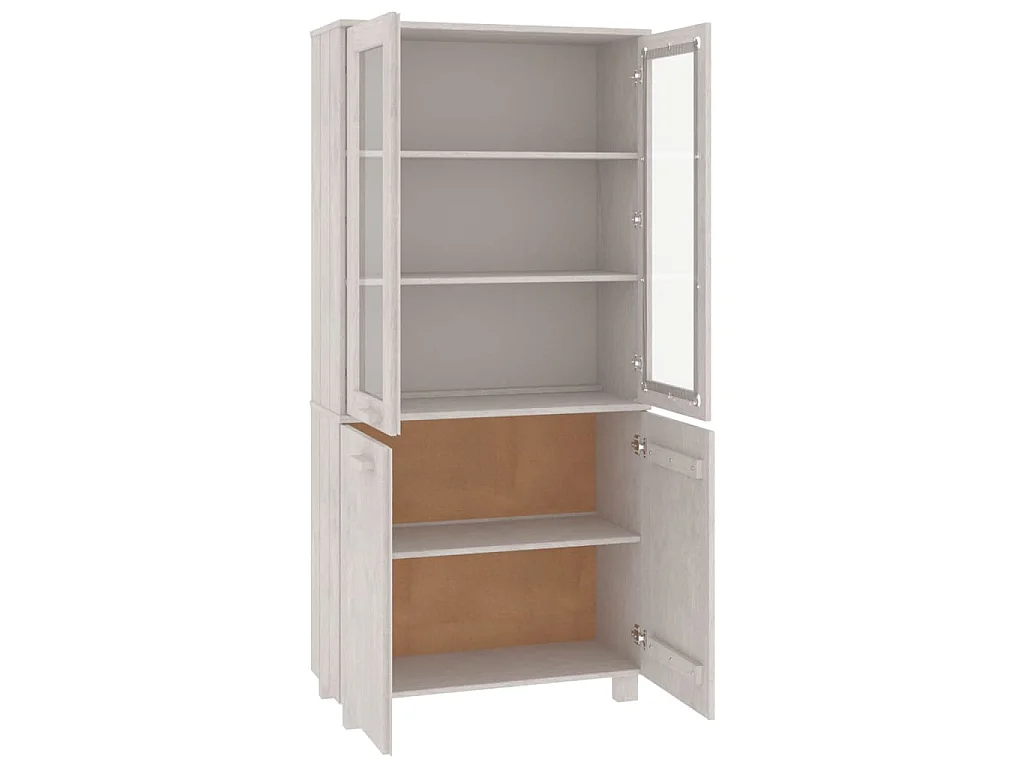 Buffet HAMAR Bois massif de pin Blanc