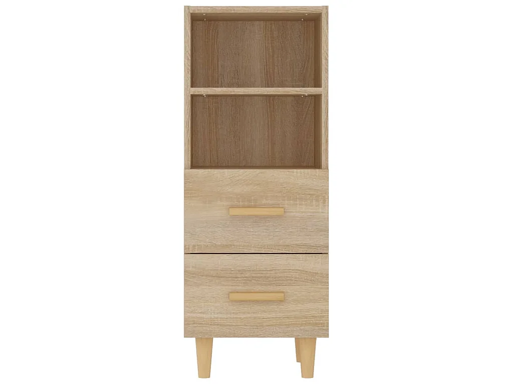 Buffet Chêne sonoma 34,5x34x90 cm Bois d'ingénierie