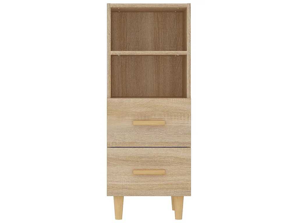 Buffet Chêne sonoma 34,5x34x90 cm Bois d'ingénierie