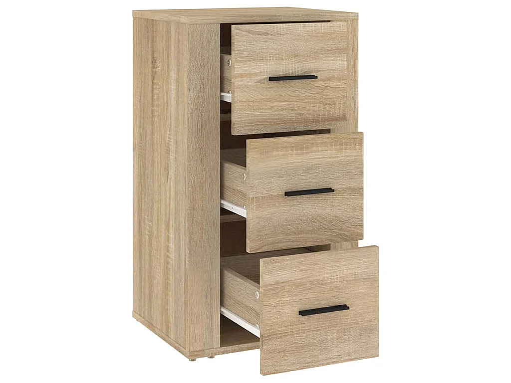 Buffet Chêne sonoma 40x33x70 cm Bois d'ingénierie