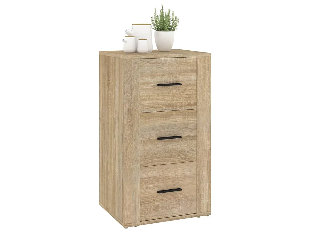 Buffet Chêne sonoma 40x33x70 cm Bois d'ingénierie