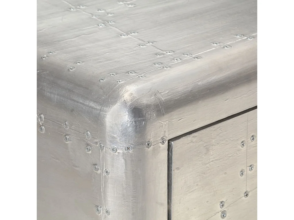 Aparador estilo aviador 110x35x75 cm metal