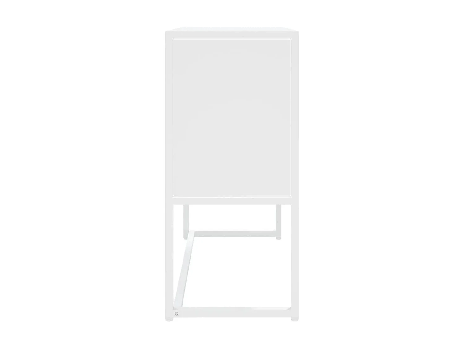 Buffet Blanc 75x35x75 cm Acier