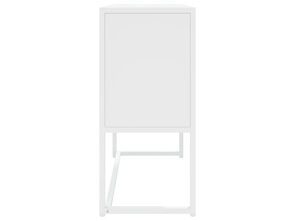 Dressoir 75x35x75 cm staal wit