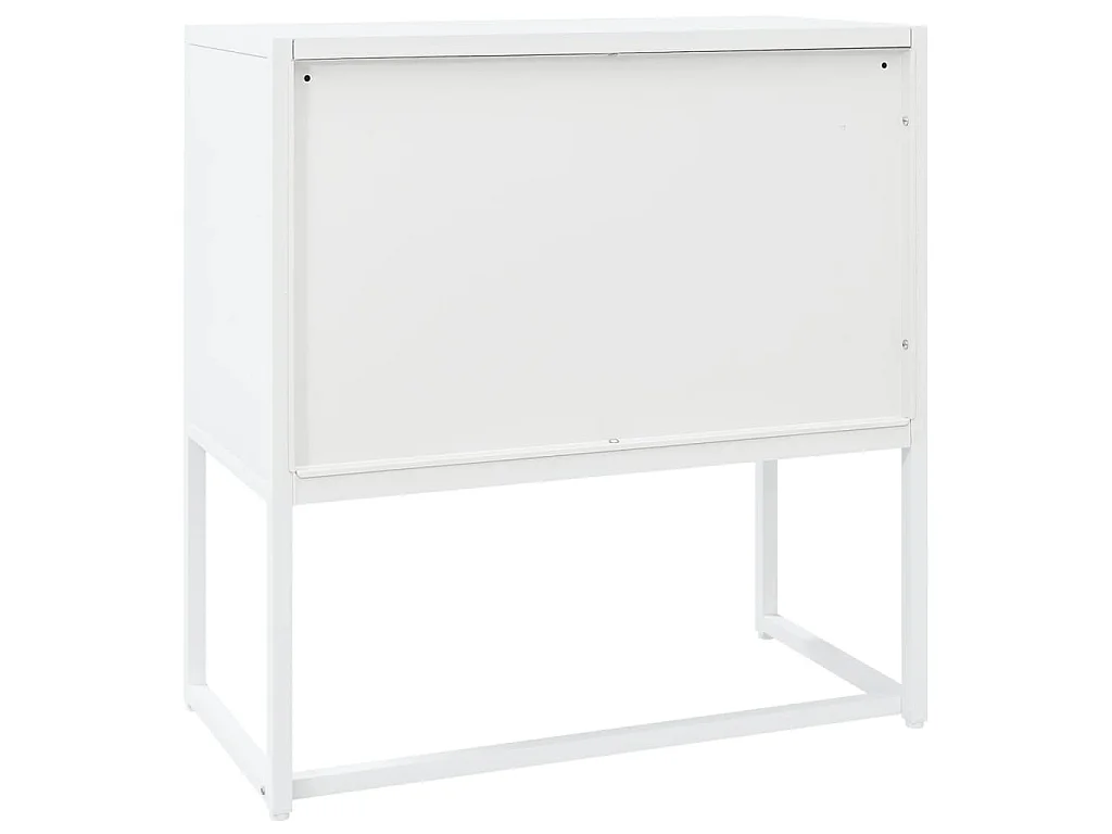 Dressoir 75x35x75 cm staal wit