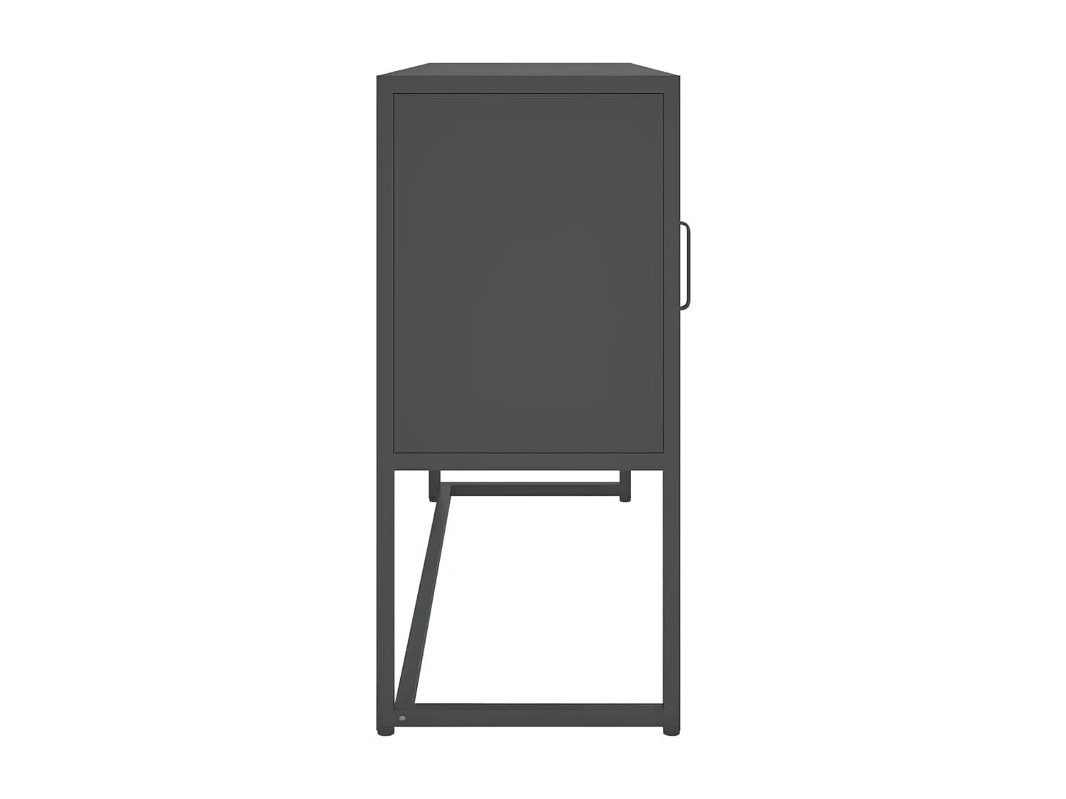 Sideboard Anthrazit 105x35x75 cm Stahl