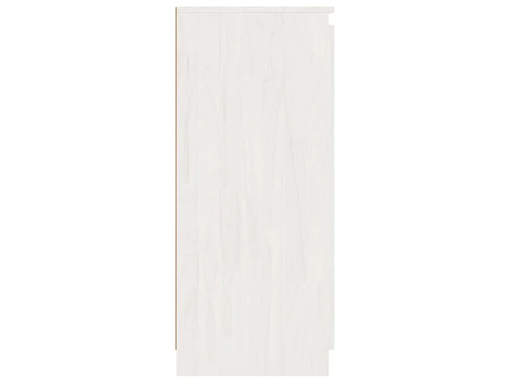 Credenze 3 pz in Legno Massello di Pino Bianco