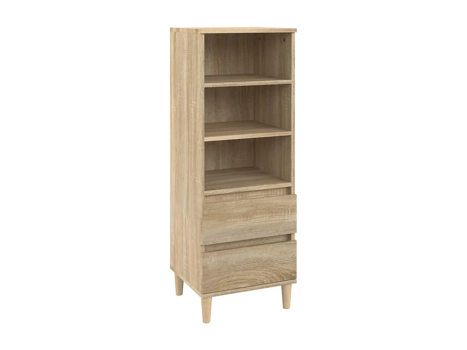Highboard Sonoma-Eiche 40x36x110 cm Holzwerkstoff