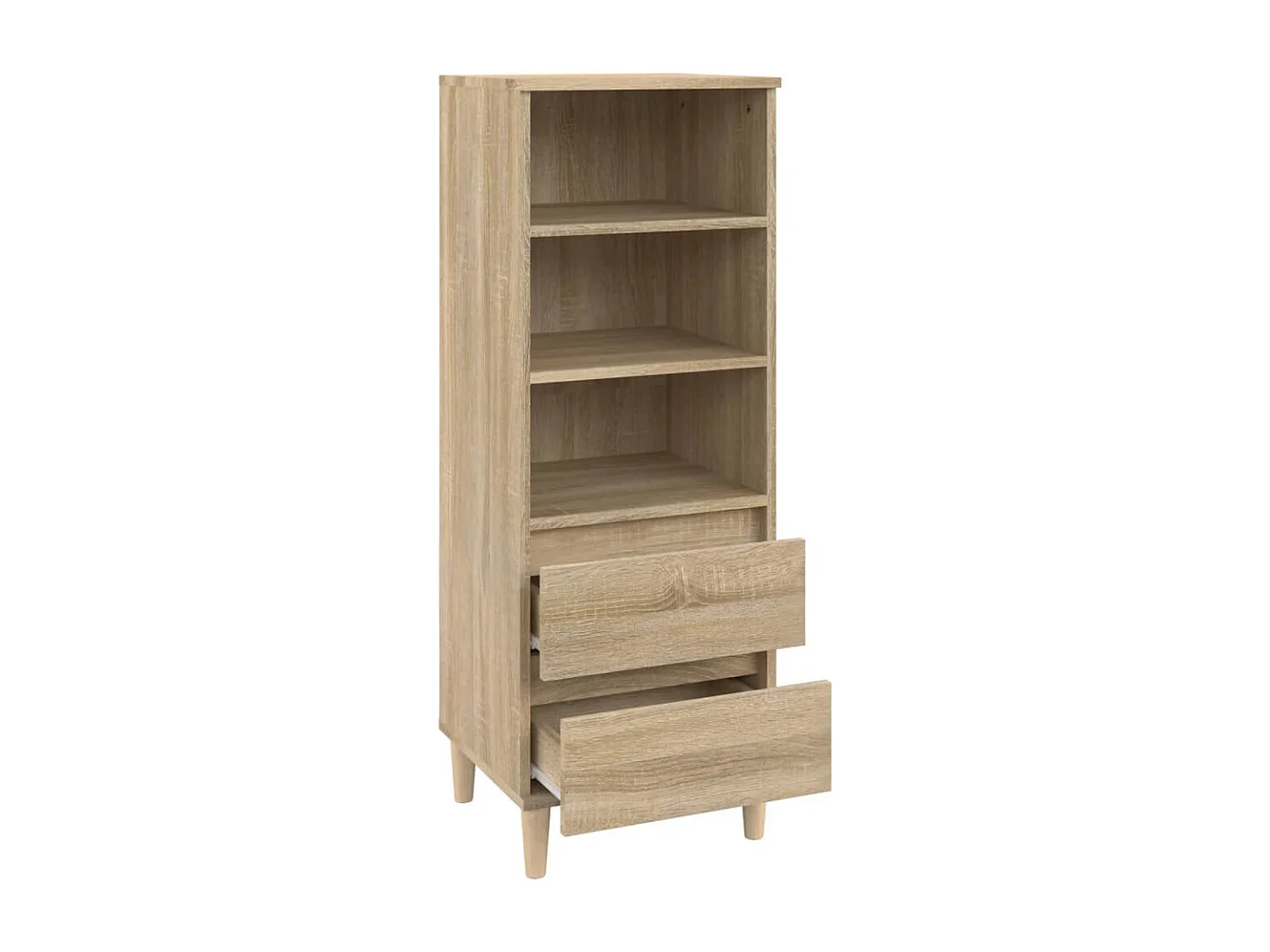 Highboard Sonoma-Eiche 40x36x110 cm Holzwerkstoff