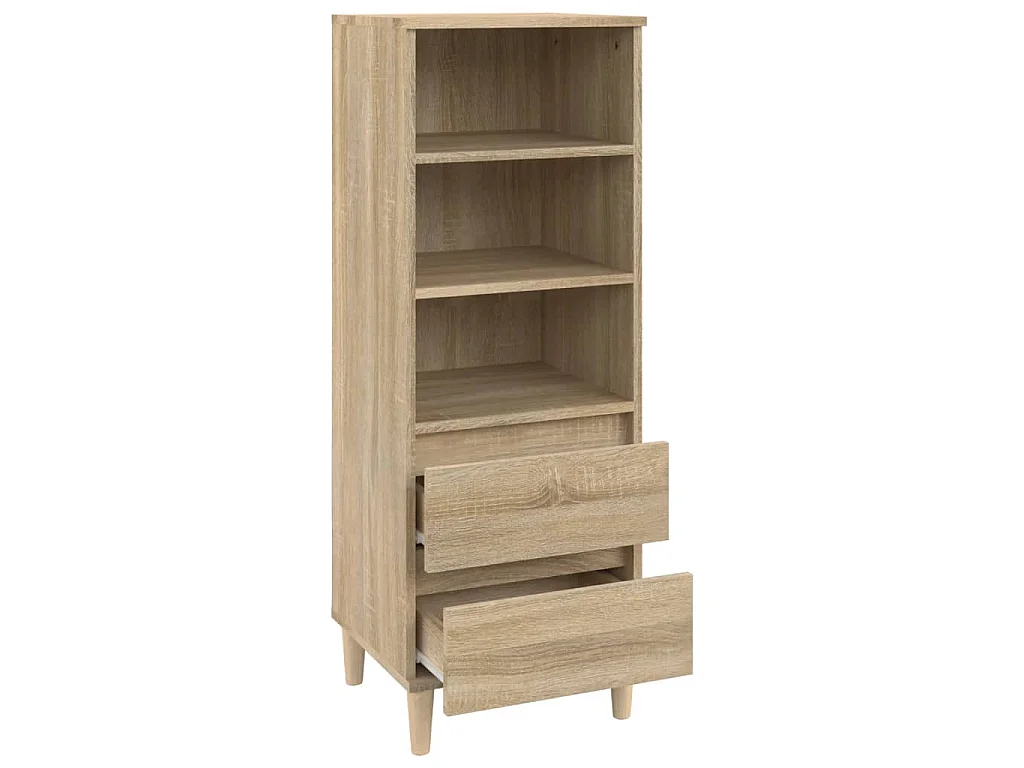 Aparador alto 40x36x110 cm derivados de madeira carvalho sonoma