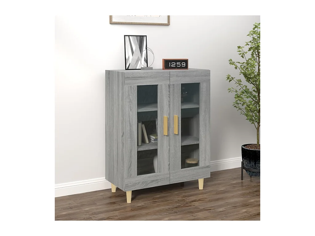 Buffet sonoma gris 69,5x34x90 cm bois d'ingénierie
